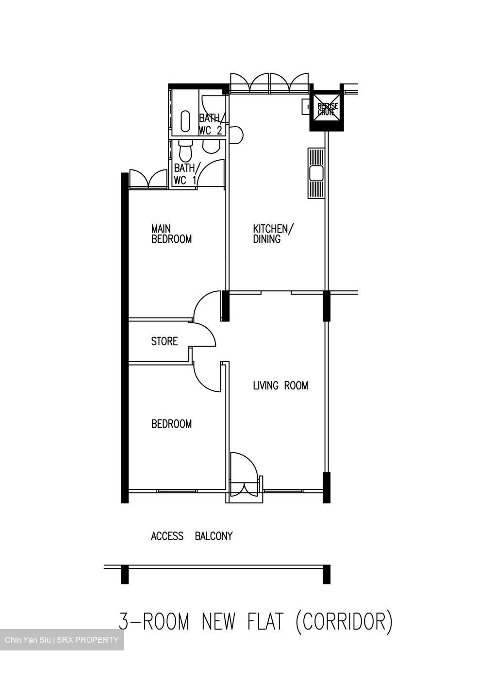 Blk 707 Chong Pang Green (Yishun), HDB 3 Rooms #585406811